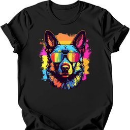 German Shepherd Top Dog T Shirt Gift For Dog Lover