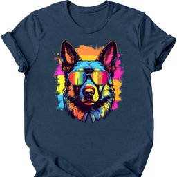 German Shepherd Top Dog T Shirt Gift For Dog Lover