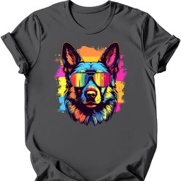 German Shepherd Top Dog T Shirt Gift For Dog Lover
