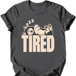 Husky Tired Dog T Shirt Gift For Dog Lover