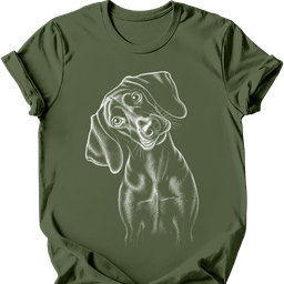 German Shorthaired Pointer Tilted Dog T Shirt Gift For Dog Lover