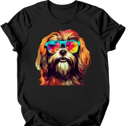 Lhasa Apso Top Dog T Shirt Gift For Dog Lover