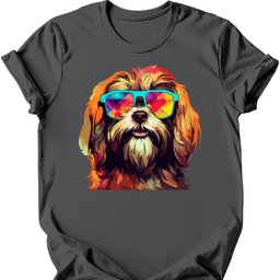 Lhasa Apso Top Dog T Shirt Gift For Dog Lover
