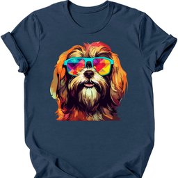 Lhasa Apso Top Dog T Shirt Gift For Dog Lover