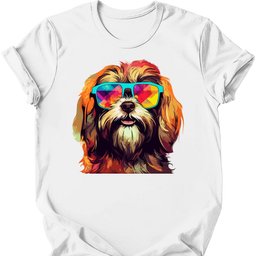 Lhasa Apso Top Dog T Shirt Gift For Dog Lover