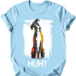 Greyhound Huh Dog T Shirt Gift For Dog Lover