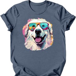 Great Pyrenees Top Dog T Shirt Gift For Dog Lover