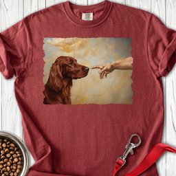 Irish Setter Creation Premium Tee Gift For Dog Lover