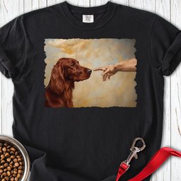 Irish Setter Creation Premium Tee Gift For Dog Lover