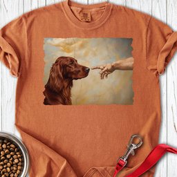 Irish Setter Creation Premium Tee Gift For Dog Lover