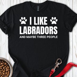 I Like Labradors T Shirt Gift For Dog Lover