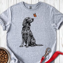 Irish Setter Butterfly T Shirt Gift For Dog Lover