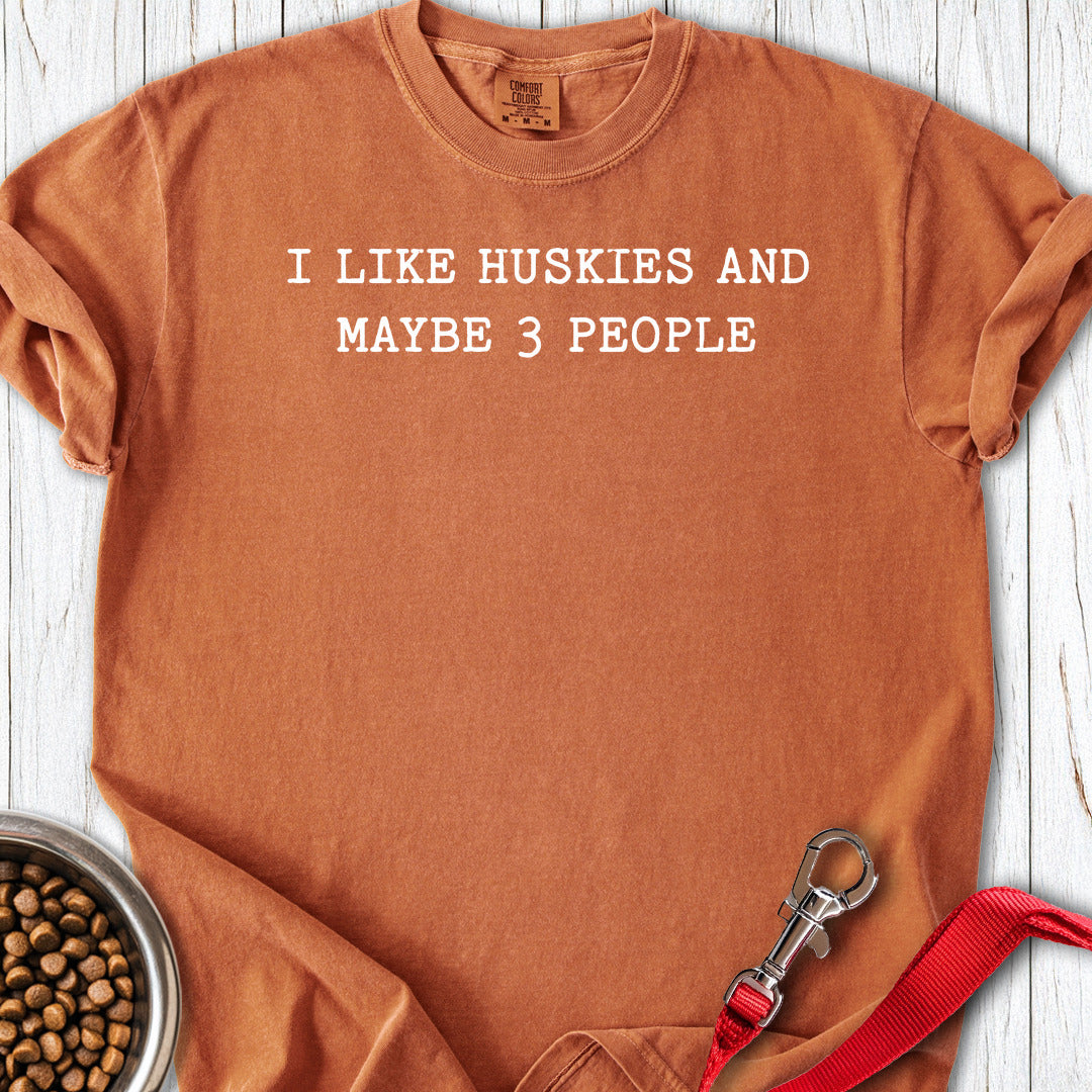 I Like Huskies Premium Tee Gift For Dog Lover