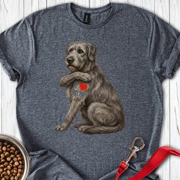 I Love Mom Irish Wolfhound T Shirt Gift For Mom