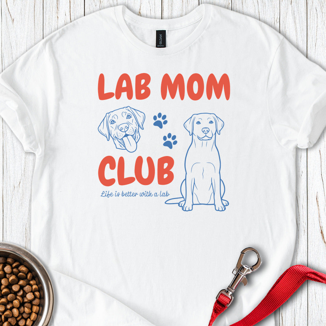 Lab Mom Club T Shirt Gift For Mom