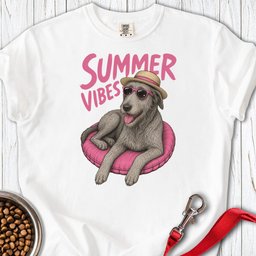 Irish Wolfhound Summer Vibes Premium Tee Gift For Dog Lover