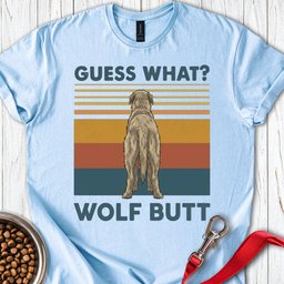Irish Wolfhound Butt T Shirt Gift For Dog Lover