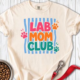 Lab Mom Club Premium Tee Gift For Mom