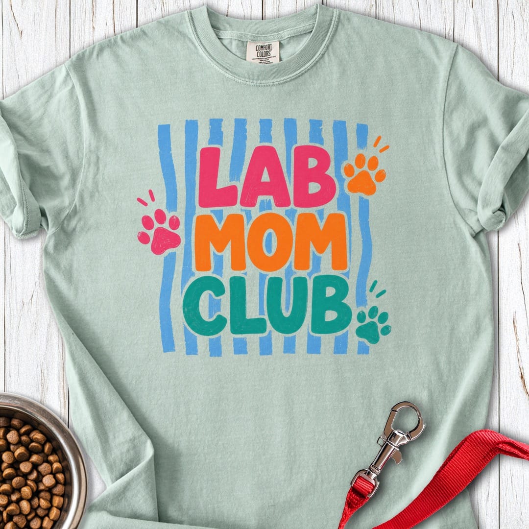 Lab Mom Club Premium Tee Gift For Mom