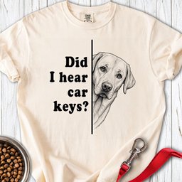 Labrador Car Keys Premium Tee Gift For Dog Lover