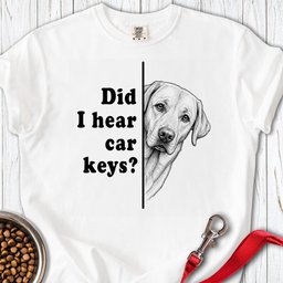 Labrador Car Keys Premium Tee Gift For Dog Lover