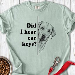 Labrador Car Keys Premium Tee Gift For Dog Lover