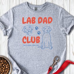 Lab Dad Club T Shirt Gift For Dad