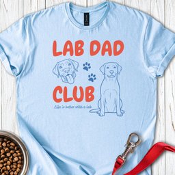 Lab Dad Club T Shirt Gift For Dad
