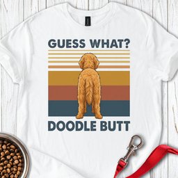 Labradoodle Butt T Shirt Gift For Dog Lover