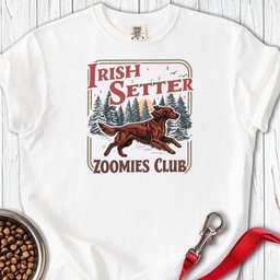 Irish Setter Zoomies Club Premium Tee Gift For Dog Lover