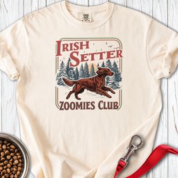 Irish Setter Zoomies Club Premium Tee Gift For Dog Lover