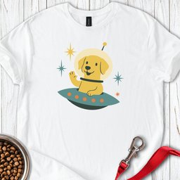 Lab Mid Century Modern T Shirt Gift For Dog Lover