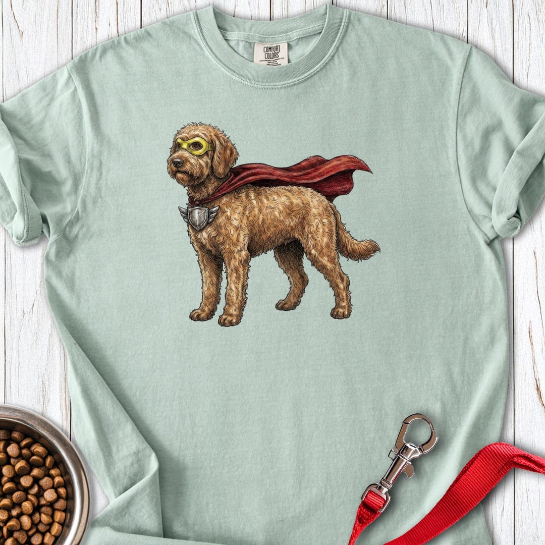 Labradoodle Superhero Premium Tee Gift For Dog Lover