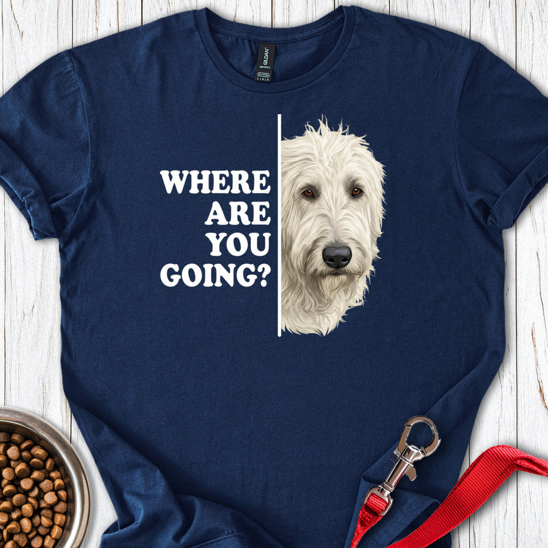 Irish Wolfhound Alert T Shirt Gift For Dog Lover