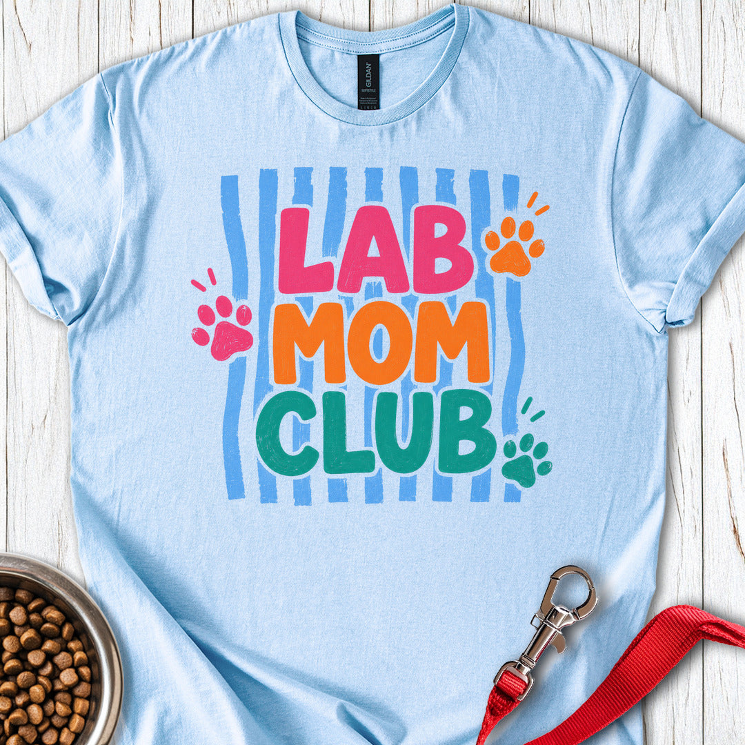 Lab Mom Club T Shirt Gift For Mom