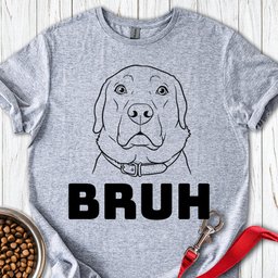 Labrador Bruh T Shirt Gift For Dog Lover