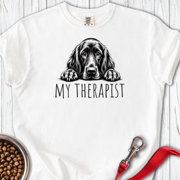 Irish Setter My Therapist Premium Tee Gift For Dog Lover