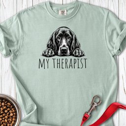 Irish Setter My Therapist Premium Tee Gift For Dog Lover
