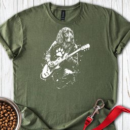 Irish Setter Guitar T Shirt Gift For Dog Lover