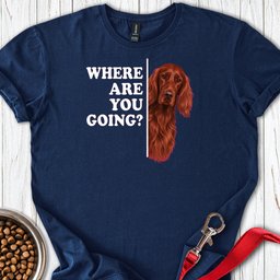 Irish Setter Where Are You Going T Shirt Gift For Dog Lover