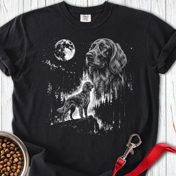 Irish Setter Moonlight Premium Tee Gift For Dog Lover