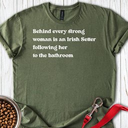 Irish Setter Strong Woman T Shirt Gift For Women