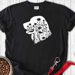 Irish Setter Flowers Premium Tee Gift For Dog Lover