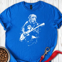 Irish Wolfhound Rocker T Shirt Gift For Dog Lover