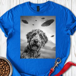 Labradoodle Ufo T Shirt Gift For Dog Lover