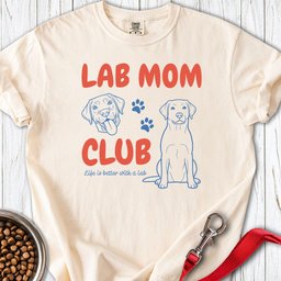 Lab Mom Club Premium Tee Gift For Mom