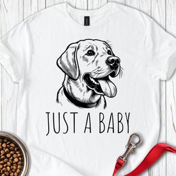 Just A Baby Labrador T Shirt Gift For Dog Lover