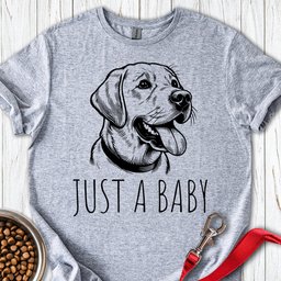 Just A Baby Labrador T Shirt Gift For Dog Lover