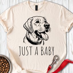 Just A Baby Labrador T Shirt Gift For Dog Lover
