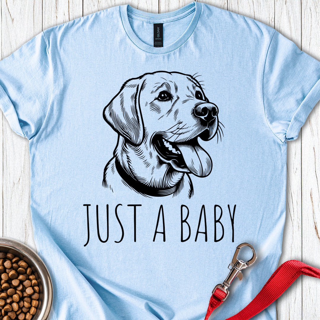 Just A Baby Labrador T Shirt Gift For Dog Lover
